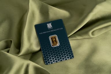 1 Gram 24 kt fine Gold bar (999.0)