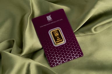 5 Gram 24 kt fine Gold bar (999.0)